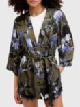 AllSaints Carina Batu Kimono Jacket, Deep Khaki Green