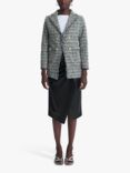 James Lakeland Tweed Detail Blazer, Black