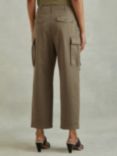 Reiss Indie Tapered Combat Trousers, Khaki