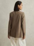 Reiss Hope Cotton Blazer, Taupe