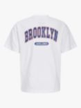 Jack & Jones Kids' Bradley Brooklyn T-Shirt, Bright White