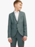 Jack & Jones Kids' Solaris Wool Blend Suit Blazer, Balsam Green