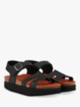 V.GAN Vegan Clove 2 Footbed Sandals, Black