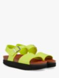 V.GAN Vegan Clove Footbed Sandals, Lime