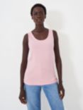 Crew Clothing Classic Round Neck Vest Top, Light Pink