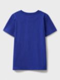 Crew Clothing Kids' Crab Sarnie Graphic T-Shirt, Blue/Multi