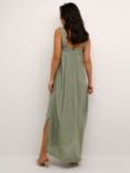 KAFFE Ronna Sleeveless Smock Maxi Dress, Vetiver