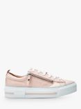 Moda in Pelle Filician Leather Flatform Trainers, Cameo