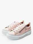 Moda in Pelle Filician Leather Flatform Trainers, Cameo