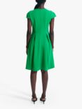 James Lakeland Button Tuck Cap Sleeve Dress, Green