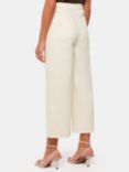 Whistles Wide Leg Cropped Jeans, White