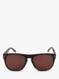 LUKE 1977 Men's Newman 2 Wayfarer Sunglasses, Tortoiseshell/Brown