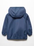 Mango Kids' Nadir Hooded Jacket, Medium Blue