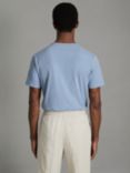 Reiss Melrose Cotton Crew Neck T-Shirt, Reef Blue