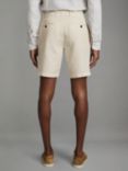 Reiss Ezra Linen Blend Chino Shorts, Off White