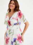 Scarlett & Jo Isabelle Floral Maxi Dress, Ivory/Multi