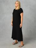 Live Unlimited Curve Petite Jersey Maxi T-Shirt Dress, Black