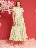 Sister Jane Dream Picnic Floral Jacquard Maxi Dress, Ivory