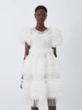 Sister Jane Dream Fey Tulle Ruffle Mini Dress, White
