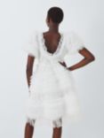 Sister Jane Dream Fey Tulle Ruffle Mini Dress, White