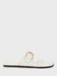 Hobbs Nicky Leather Footbed Sandals, Ivory