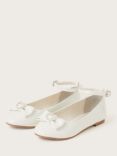 Monsoon Kids' Tilla Ballerina Pumps, Ivory