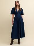 Nobody's Child Starlight Cotton Midi Dress, Navy