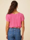 Aspiga Lisbon Short Sleeve Shirt, Diamond Cerise/Pink