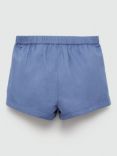 Mango Baby Nenufar Button Detail Shorts, Medium Blue