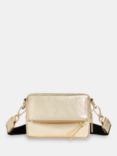 Whistles Bibi Leather Crossbody Bag, Gold