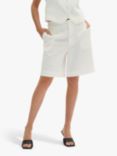 MY ESSENTIAL WARDROBE Carla High Waist Straight Leg Shorts, Bright White