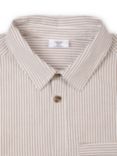 Chelsea Peers Cotton Stripe Shirt, Beige