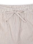 Chelsea Peers Cotton Stripe Shorts, Beige