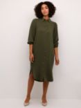 KAFFE Liny Linen Blend Shirt Dress