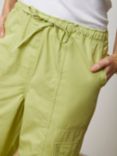 Mint Velvet Parachute Cargo Trousers, Green