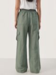 Part Two Grazia High Waist Cargo Trousers, Agave Green