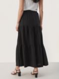 Part Two Getia Elastic Waist Gypsy Maxi Skirt, Black