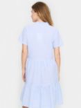 Saint Tropez Elmiko Striped Cotton Tiered Dress, Palace Blue