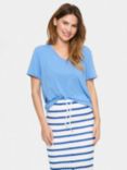 Saint Tropez Adelia V-Neck T-Shirt, Provence