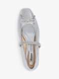 Dune Holly Embellished Mary Jane Shoes, Silver