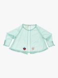 Stych Kids' Heritage Tulle Cape Jacket, Green Teal