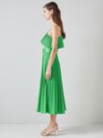 L.K.Bennett Josephine Pleated Midi Dress, Green