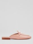 L.K.Bennett Evelyn Backless Leather Loafers, Pink