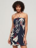 Superdry Bandeau Halterneck Mini Beach Dress