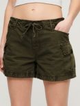 Superdry Cotton Cargo Shorts, Olive Night Green