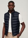 Superdry Lightweight Padded Gilet, Eclipse Navy