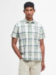 Barbour Rosewell Short Sleeve Check Shirt, Green/Multi