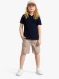 Lindex Kids' Organic Cotton Short Sleeve Polo Shirt