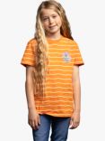 Santa Cruz Kids' Paradise Short Sleeve Stripe T-Shirt, Apricot