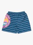 Santa Cruz Kids' Paradise Stripe Swim Shorts